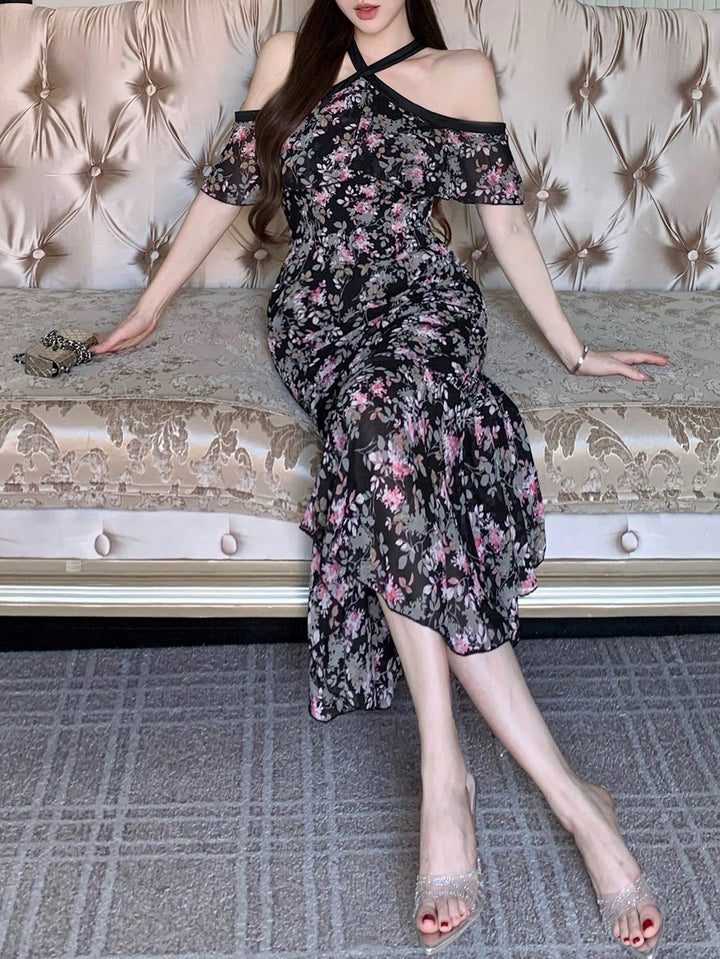 Rochie scurtă SHEIN, negru
