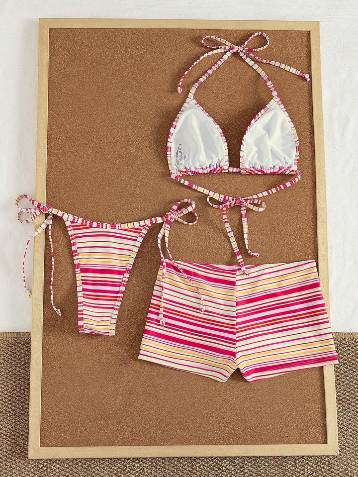 Set bikini SHEIN, mix culori
