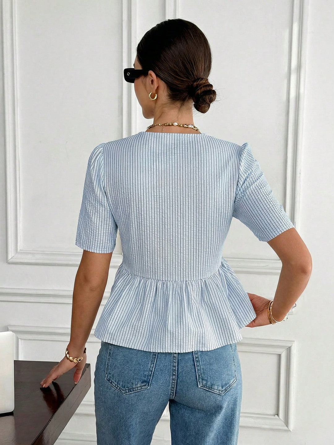 Bluza SHEIN, albastru