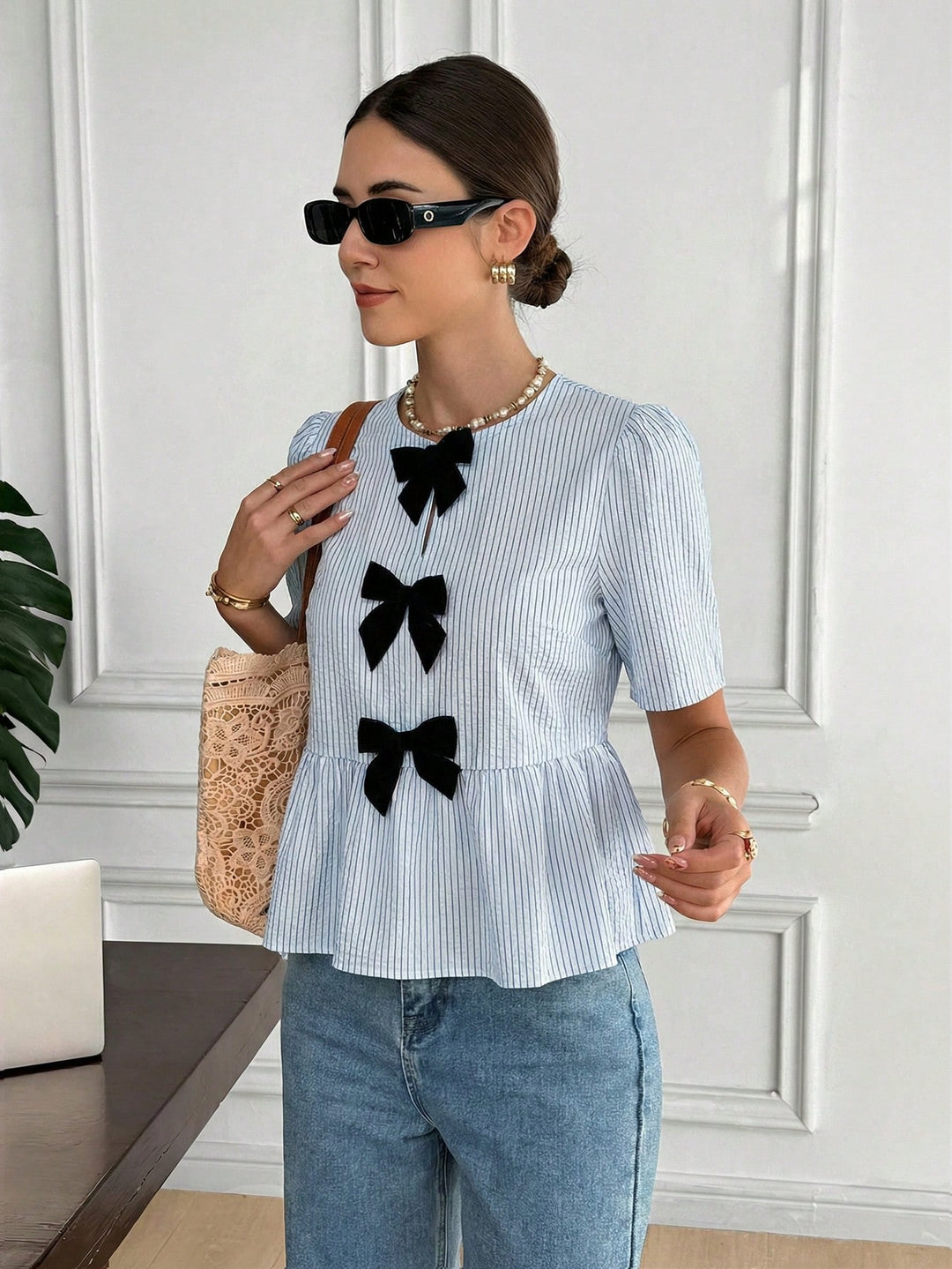 Bluza SHEIN, albastru