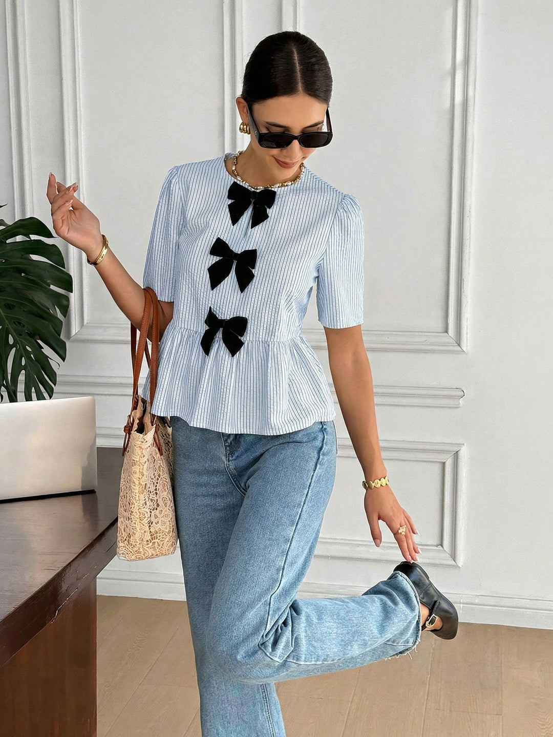 Bluza SHEIN, albastru