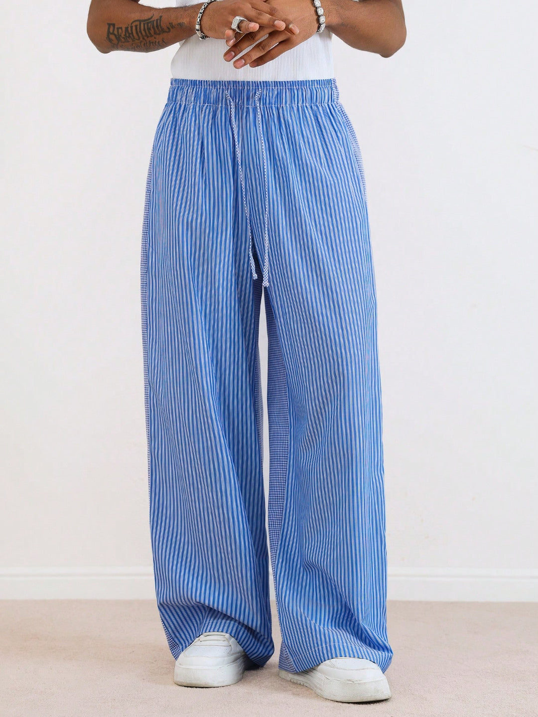 Pantalon SHEIN, albastru