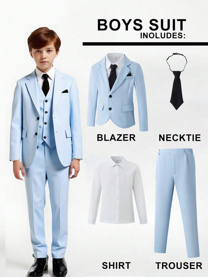 Costum SHEIN, albastru