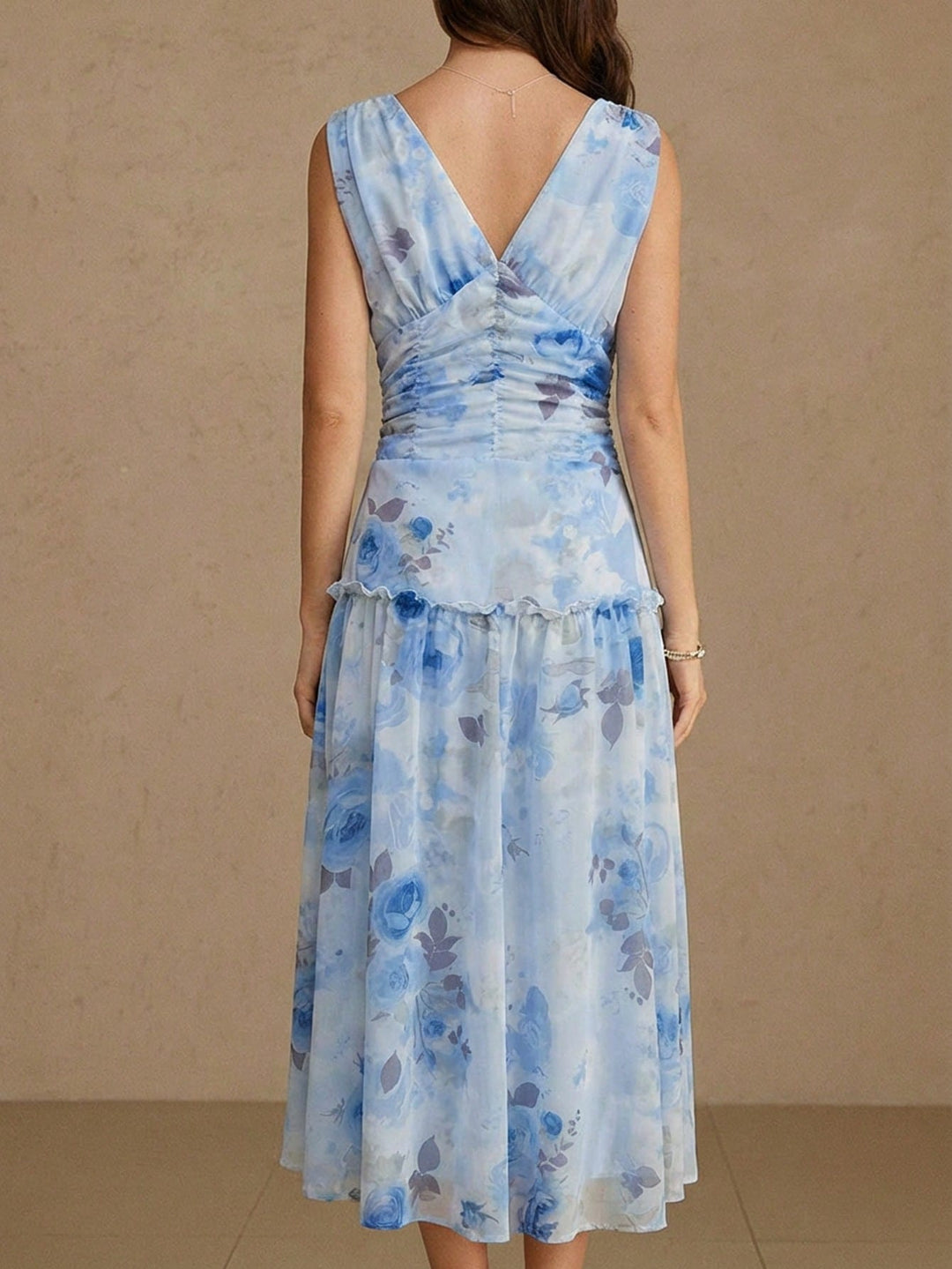Rochie maxi SHEIN, albastru