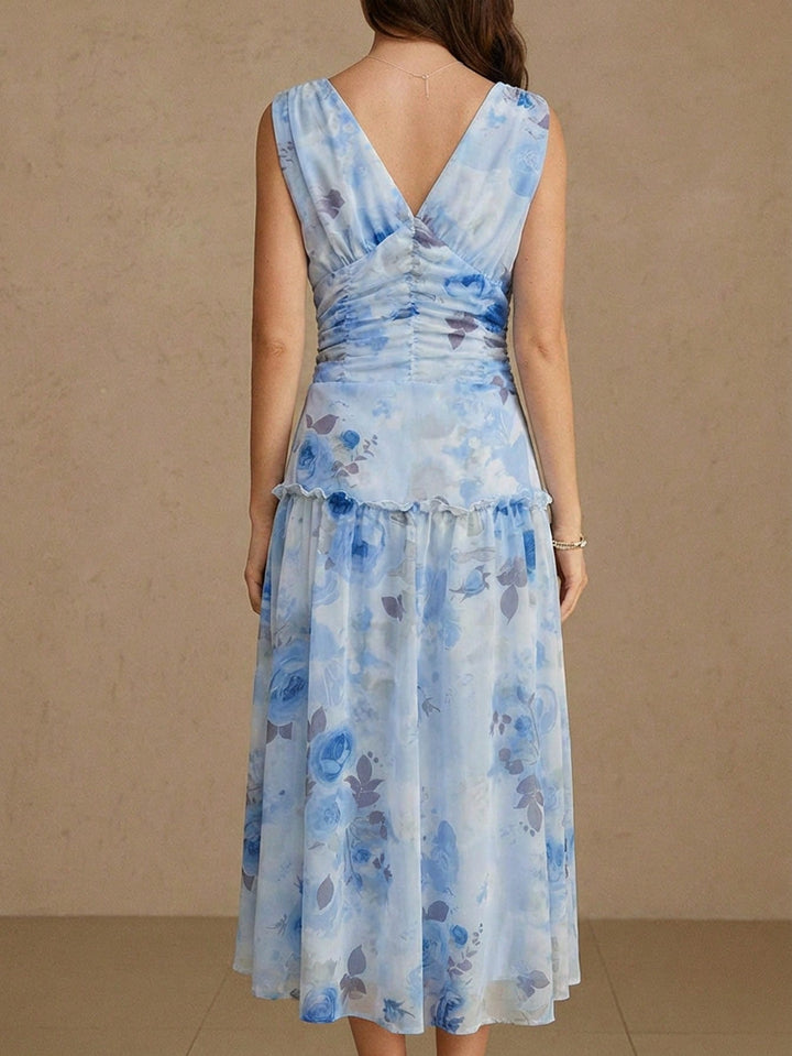 Rochie maxi SHEIN, albastru