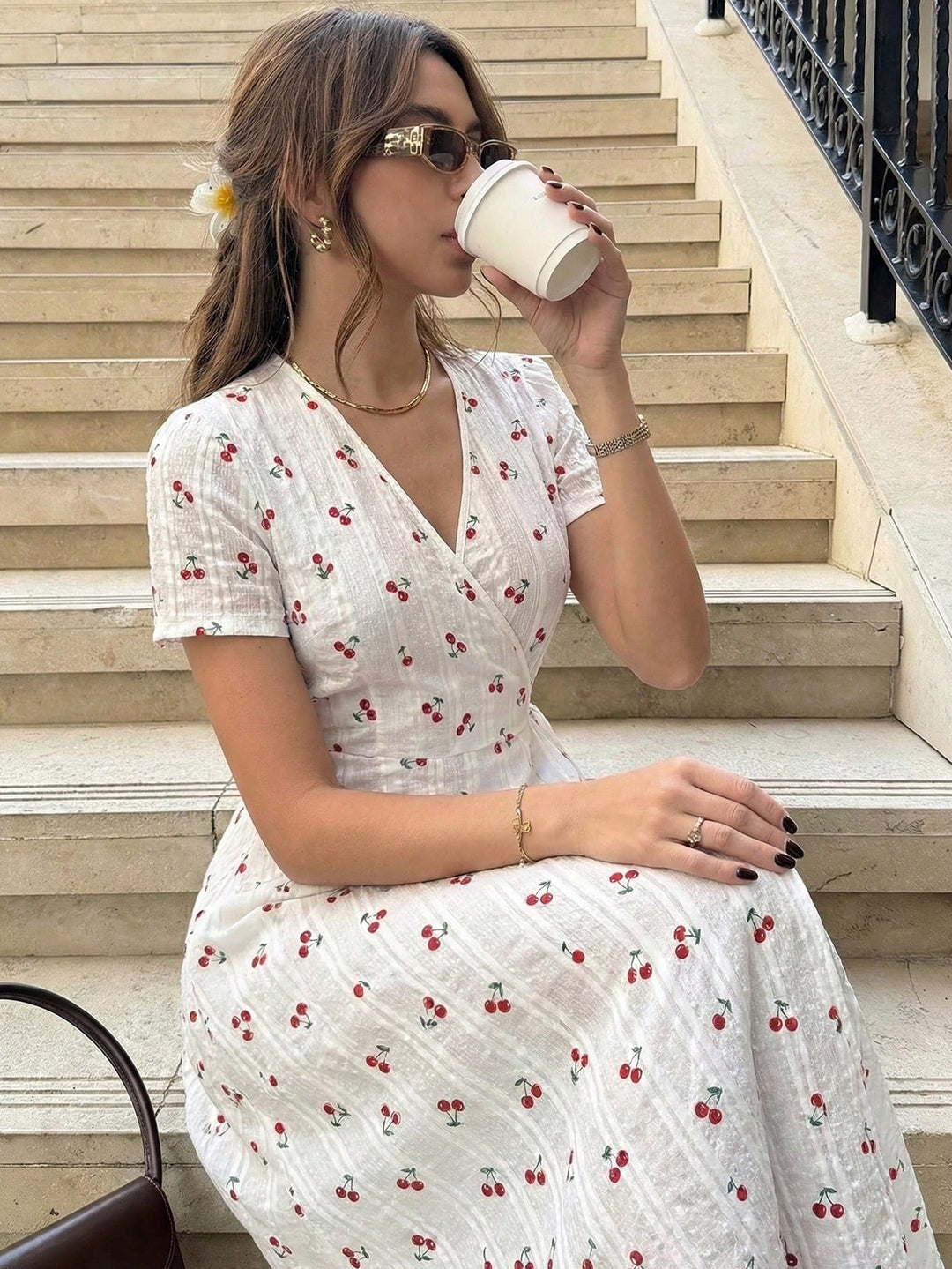 Rochie maxi SHEIN, mix culori
