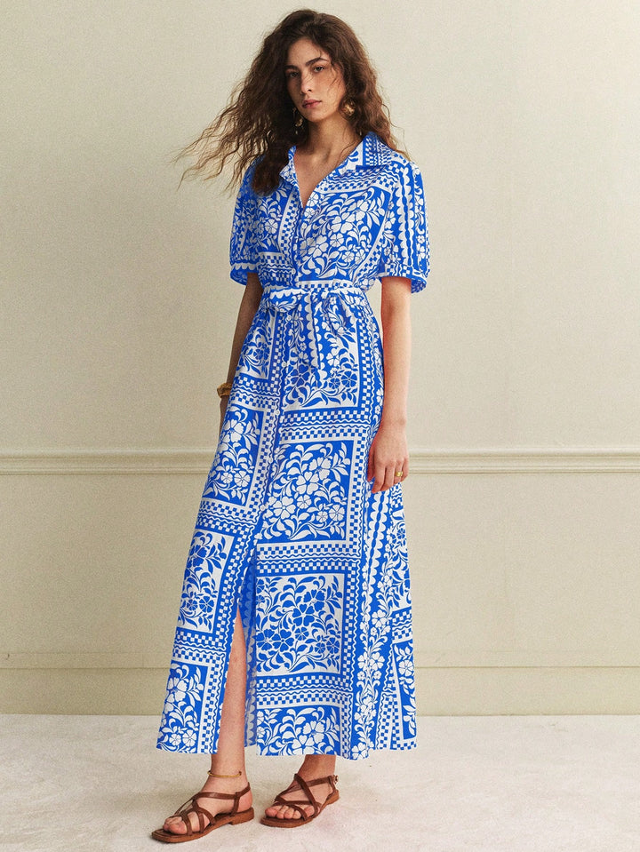 Rochie maxi SHEIN, albastru