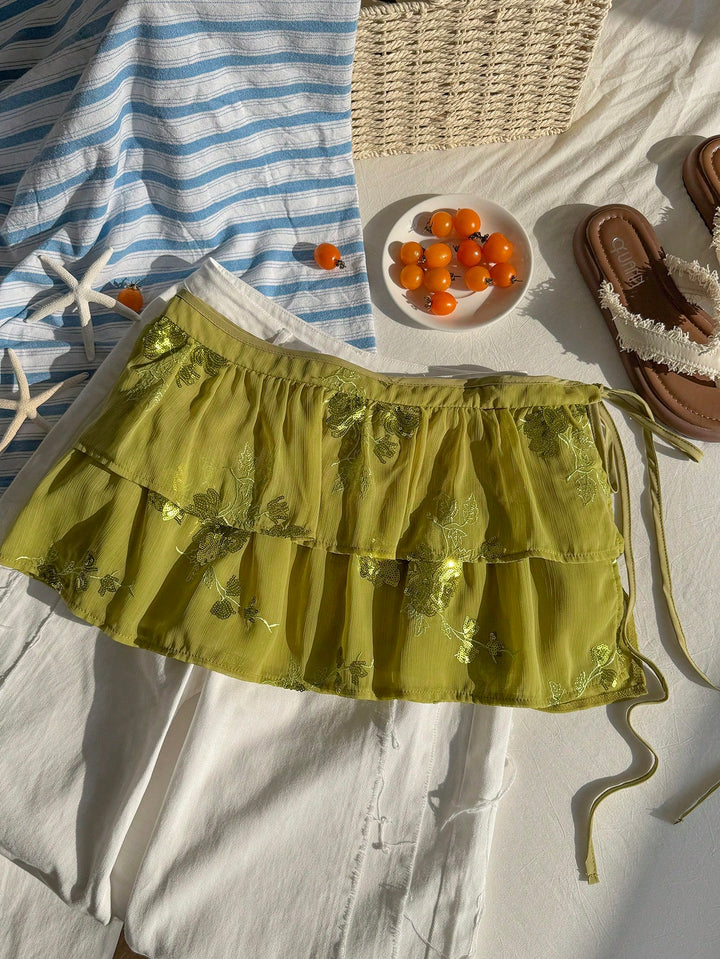 Fustă maxi SHEIN, verde