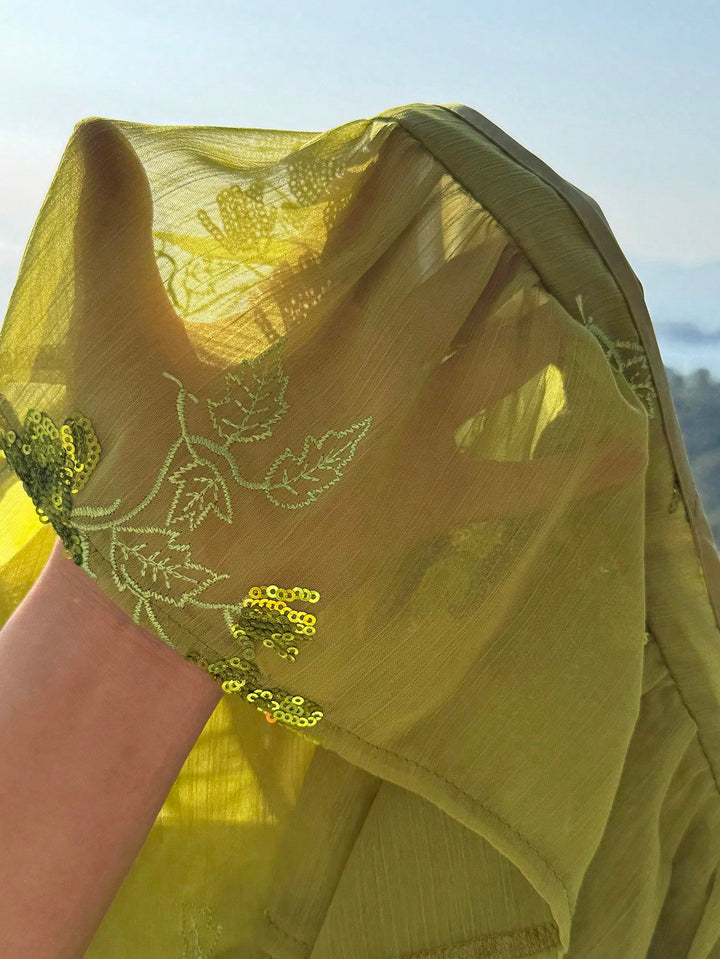Fustă maxi SHEIN, verde