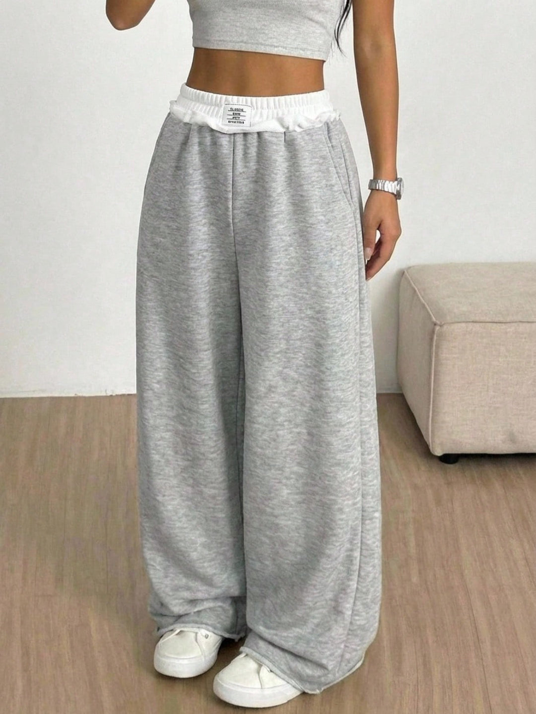 Pantaloni SHEIN, gri