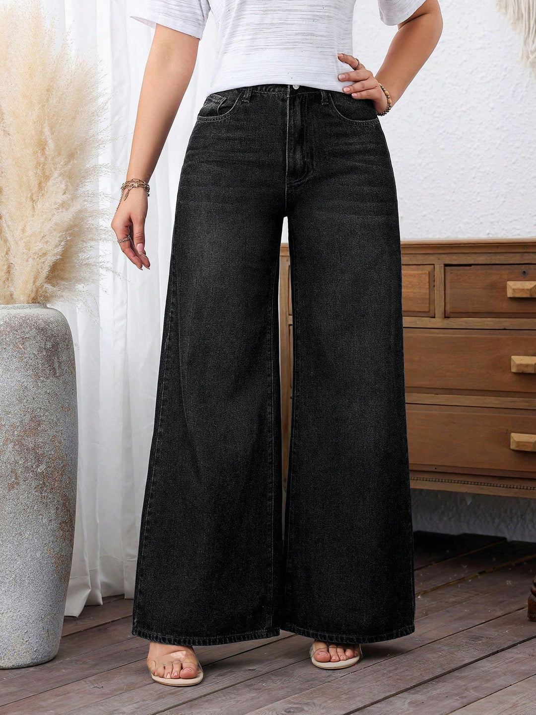 Jeans SHEIN, negru