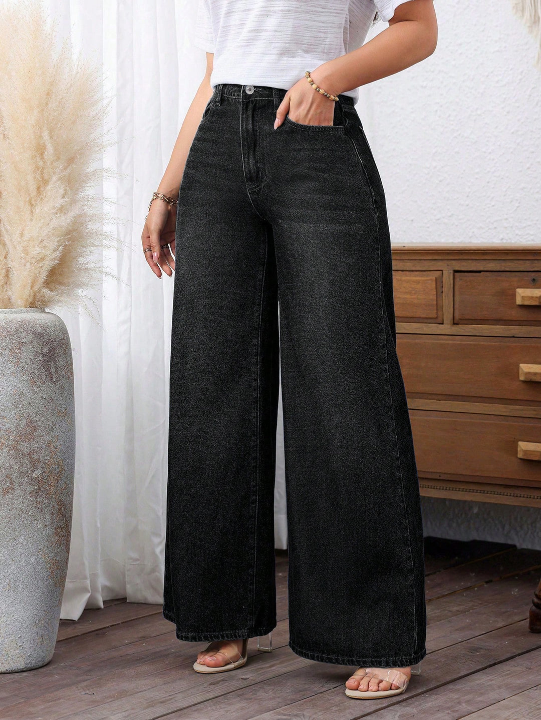 Jeans SHEIN, negru