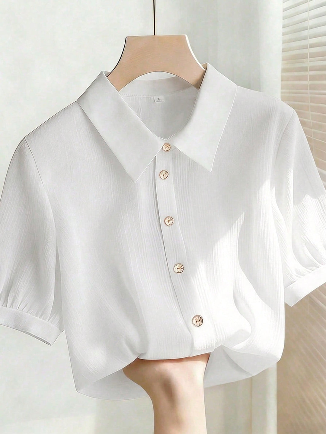 Camasa polo SHEIN, alb