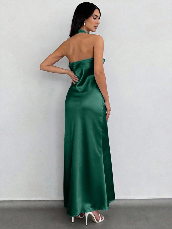 Rochie maxi SHEIN, verde