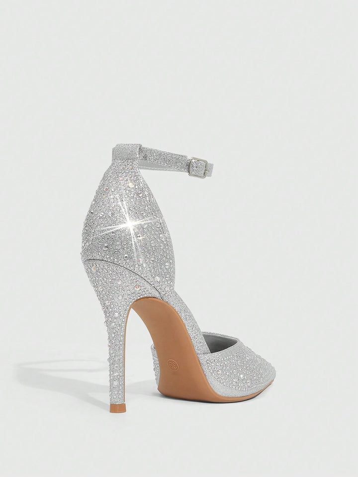 Pantofi cu toc SHEIN, alb