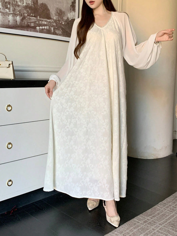 Rochie midi SHEIN, bej