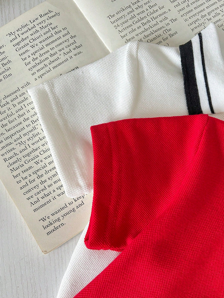 Set de tricouri polo SHEIN, mix culori