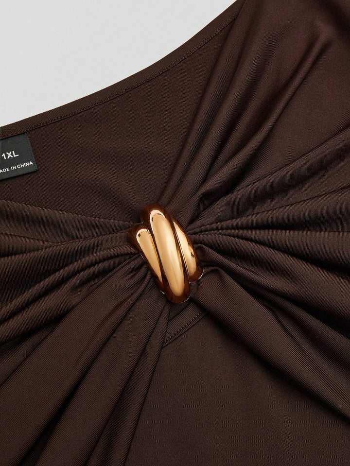 Rochie SHEIN, maro