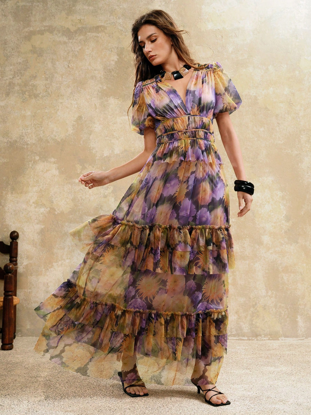 Rochie maxi SHEIN, mov