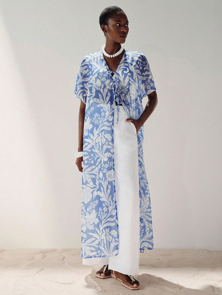 Rochie maxi SHEIN, mix culori