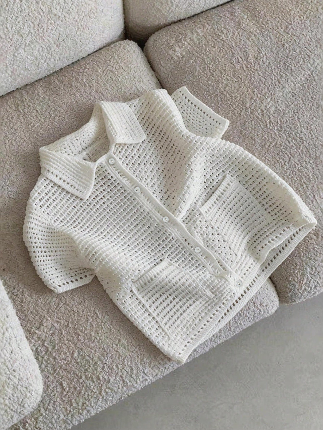 Cardigan SHEIN, alb
