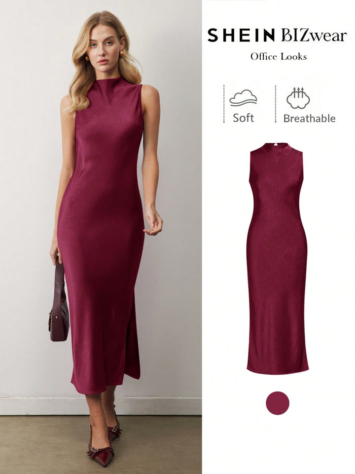 Rochie midi SHEIN, vișiniu