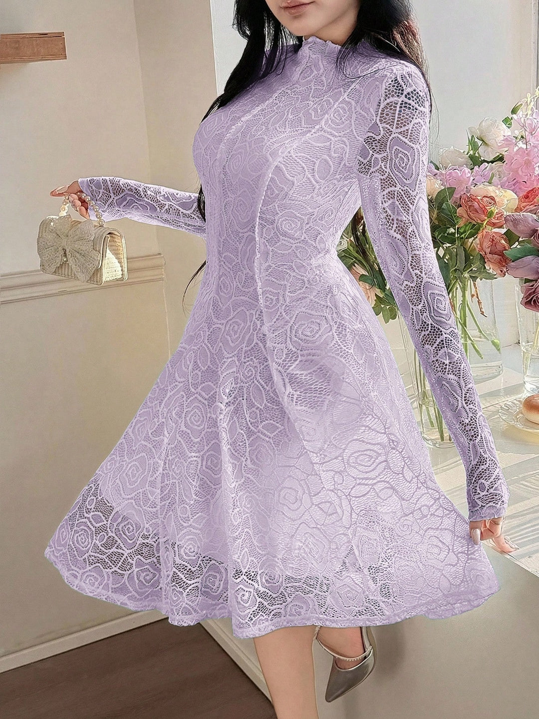 Rochie scurtă SHEIN, mov
