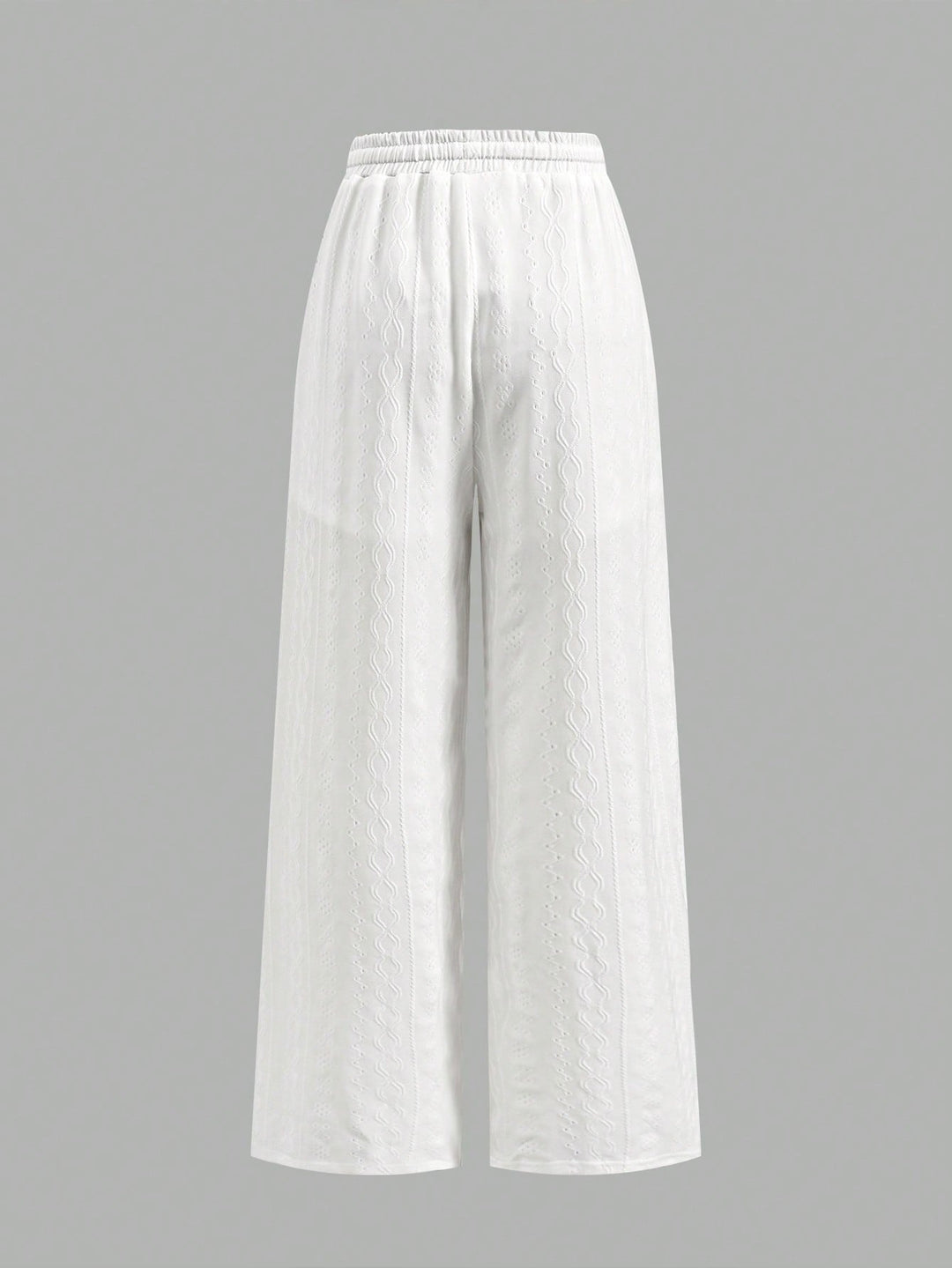 Pantaloni SHEIN, alb
