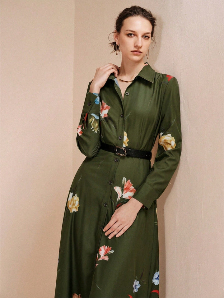 Rochie maxi SHEIN, verde