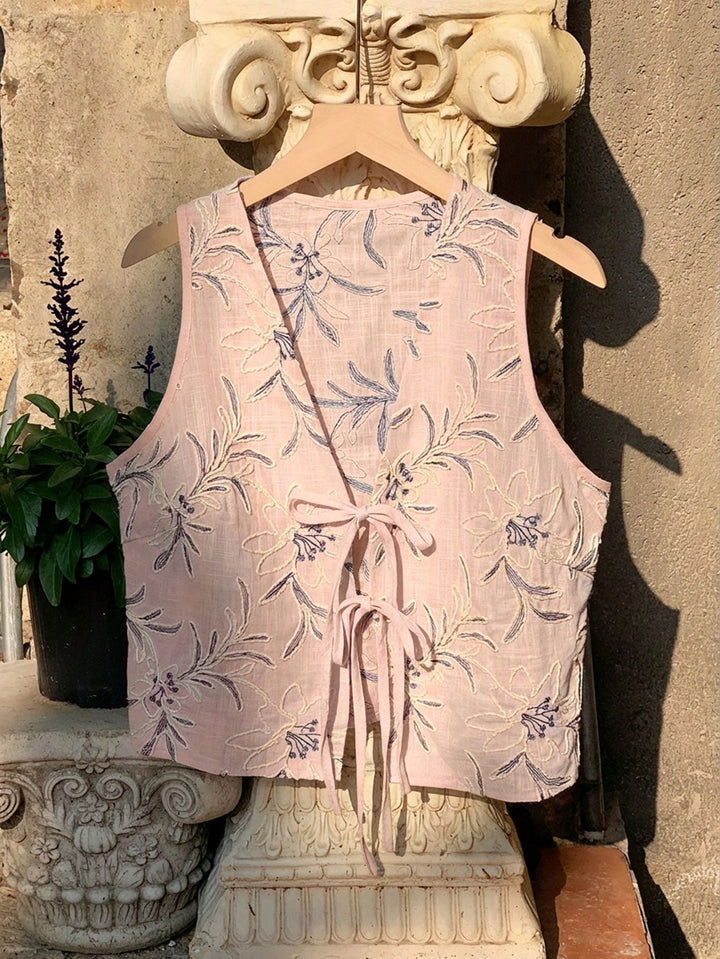 Top fără mâneci SHEIN, roz
