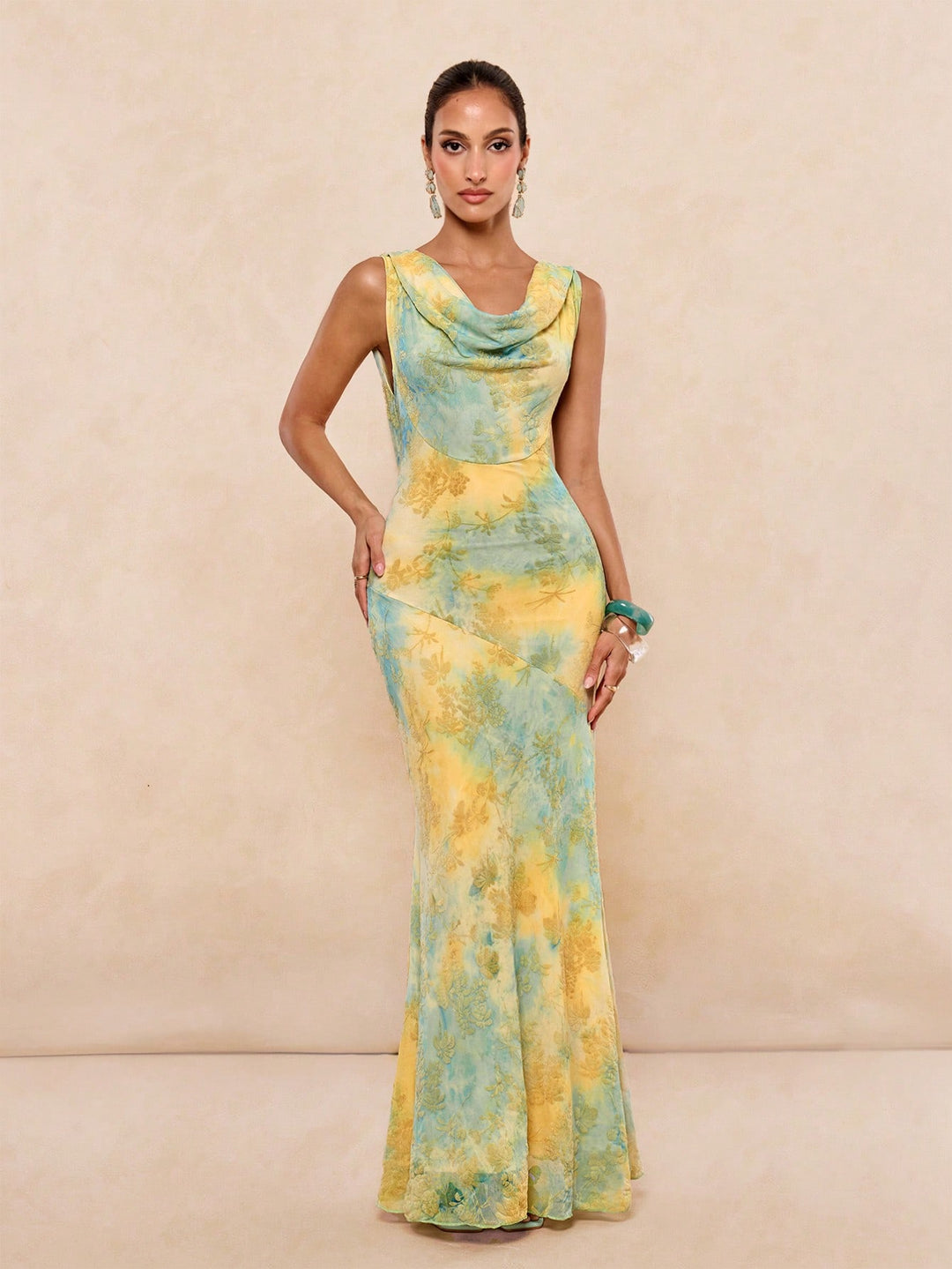 Rochie midi SHEIN, verde