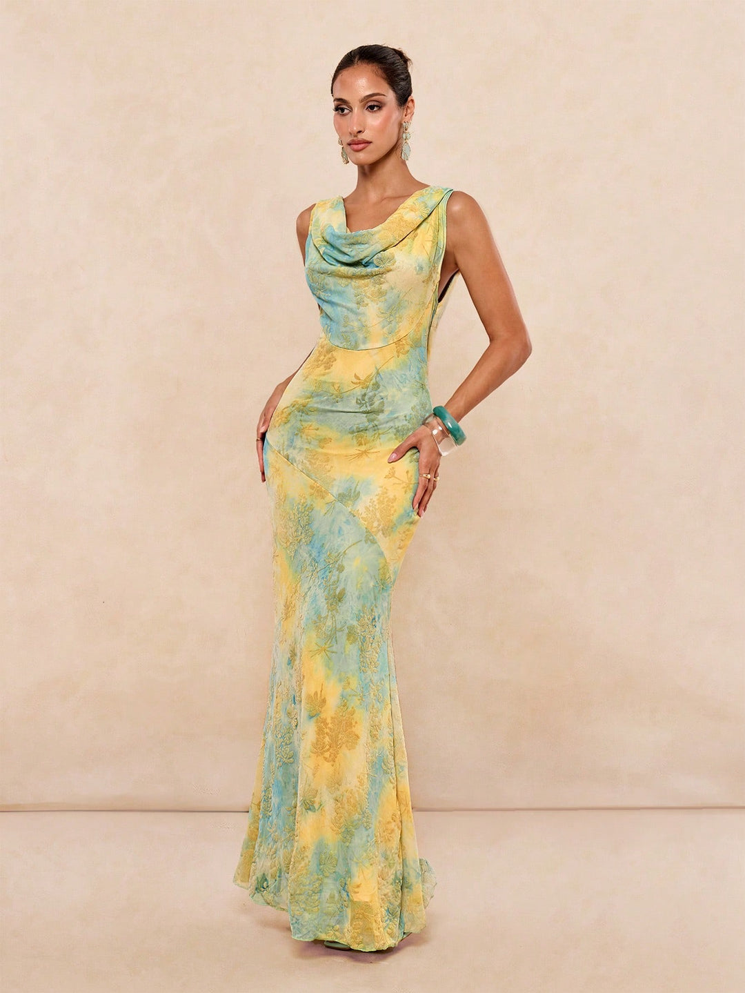 Rochie midi SHEIN, verde