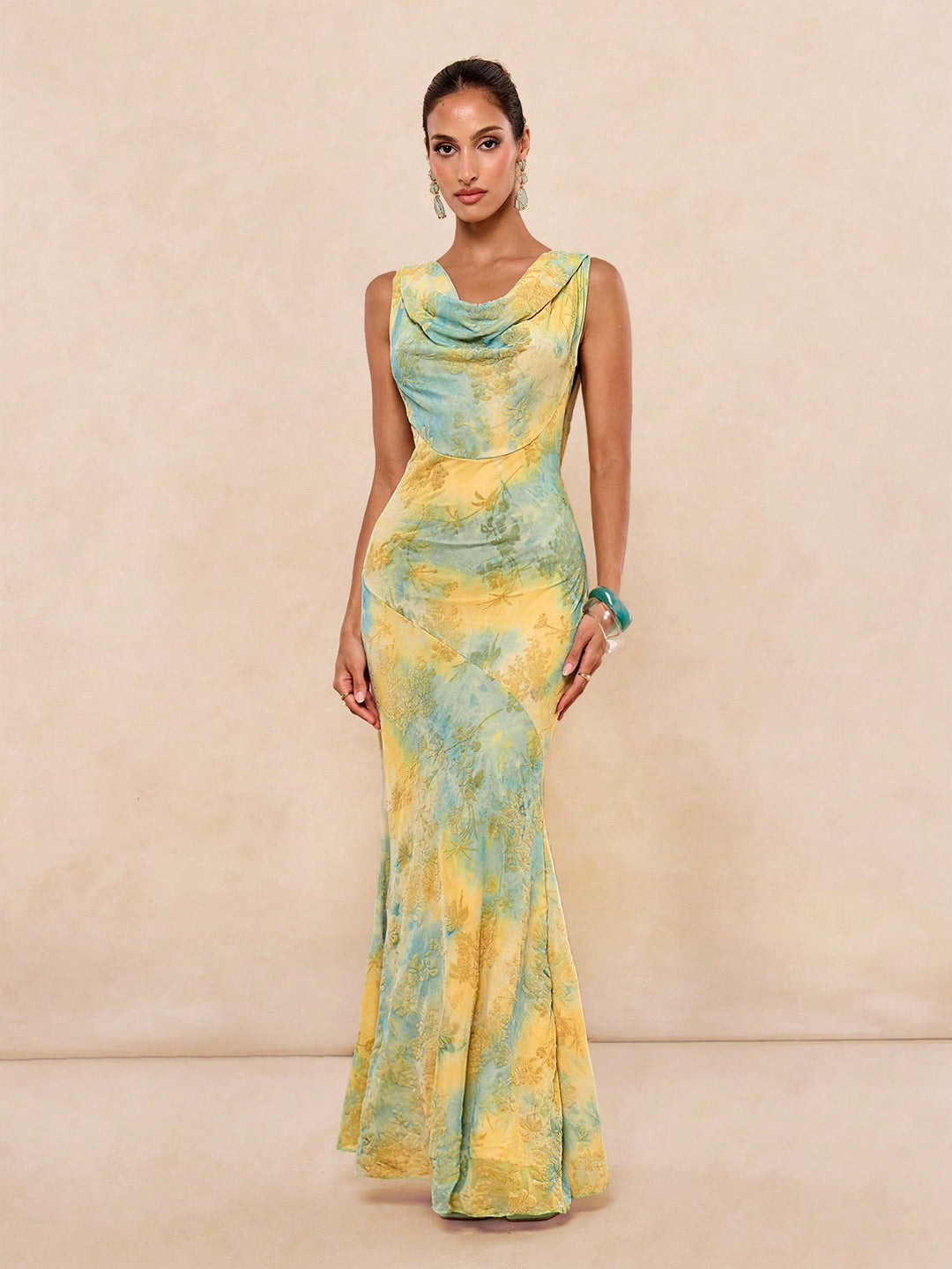 Rochie midi SHEIN, verde