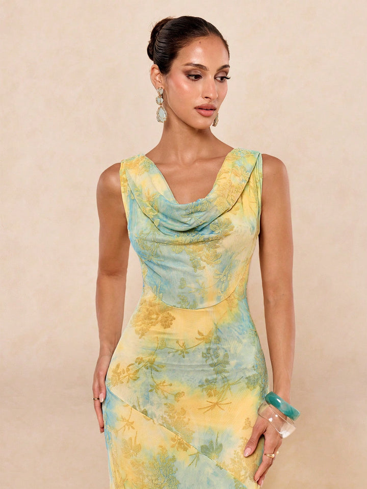 Rochie midi SHEIN, verde