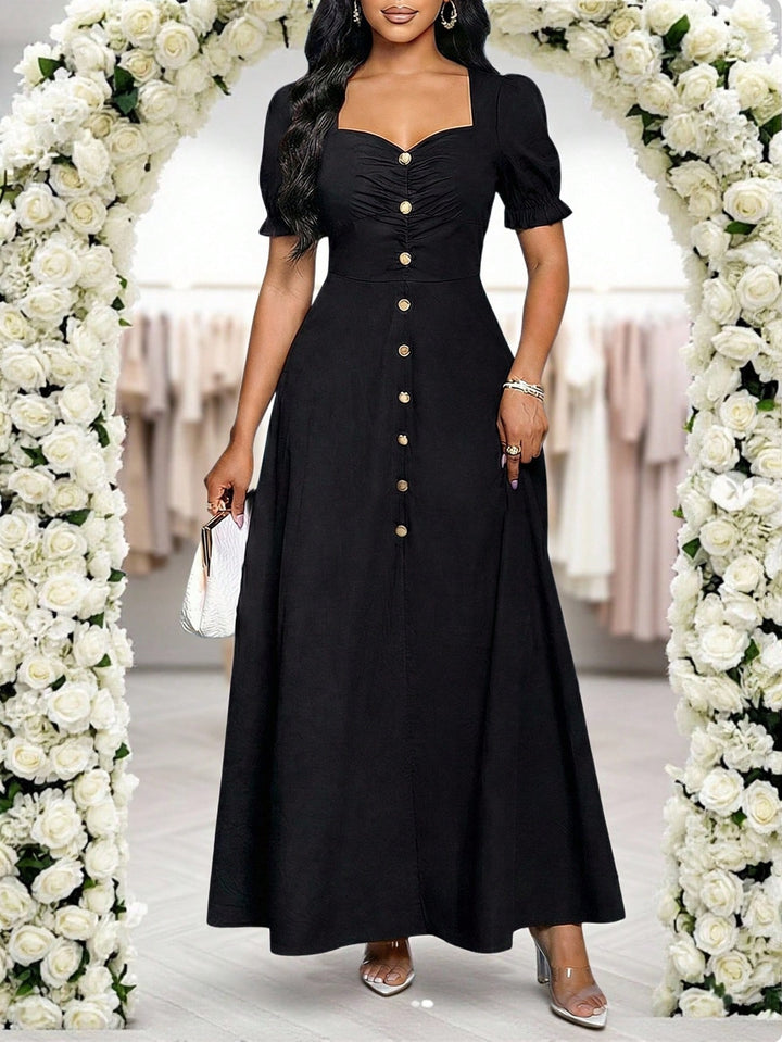 Rochie maxi SHEIN, negru