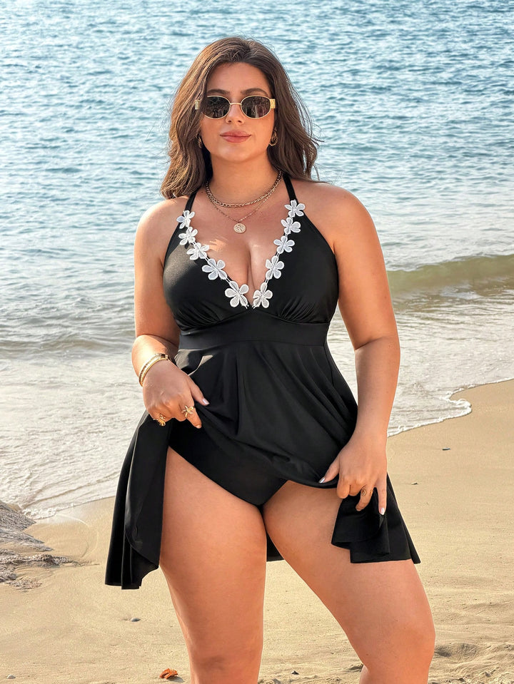 Costum de baie SHEIN, negru