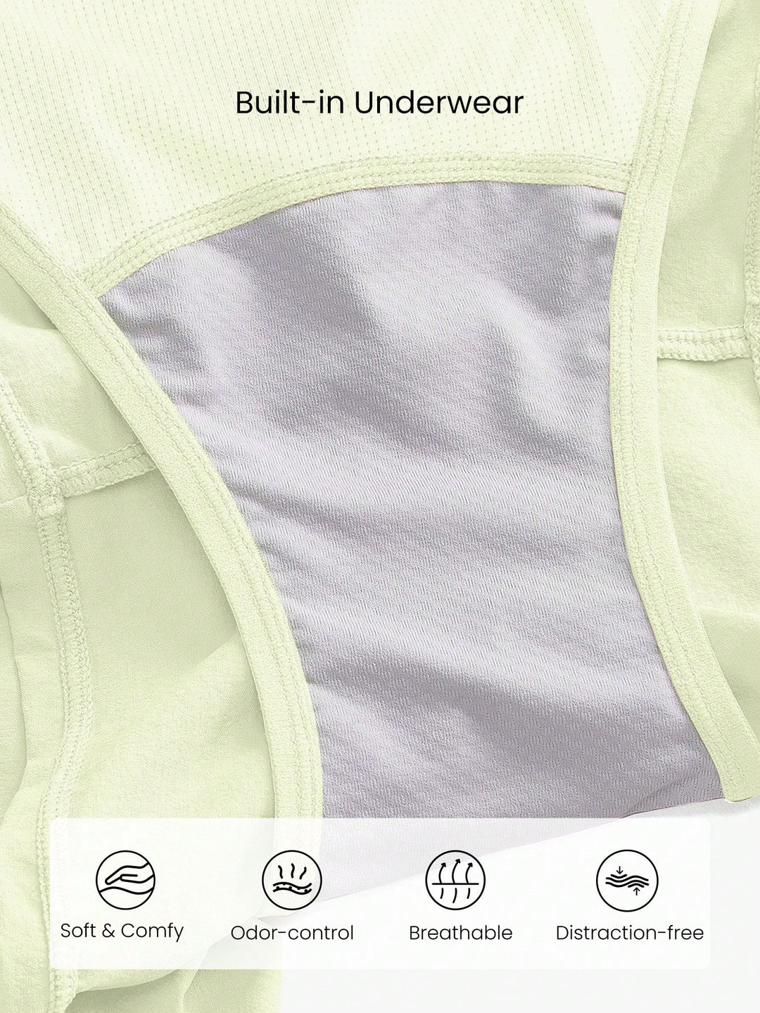 Pantaloni scurți SHEIN, verde