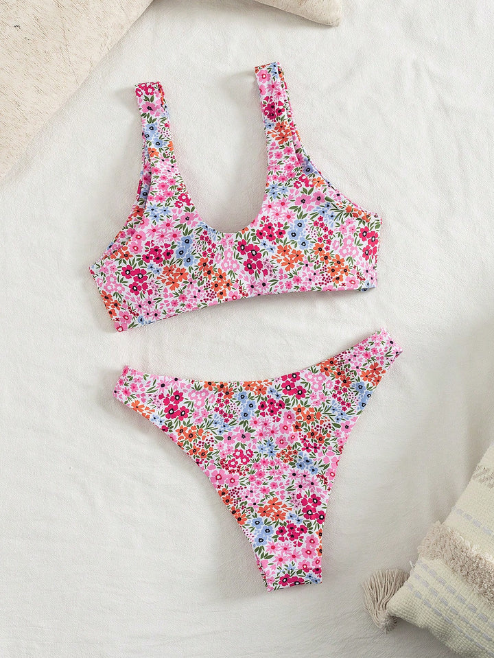Set bikini SHEIN, mix culori