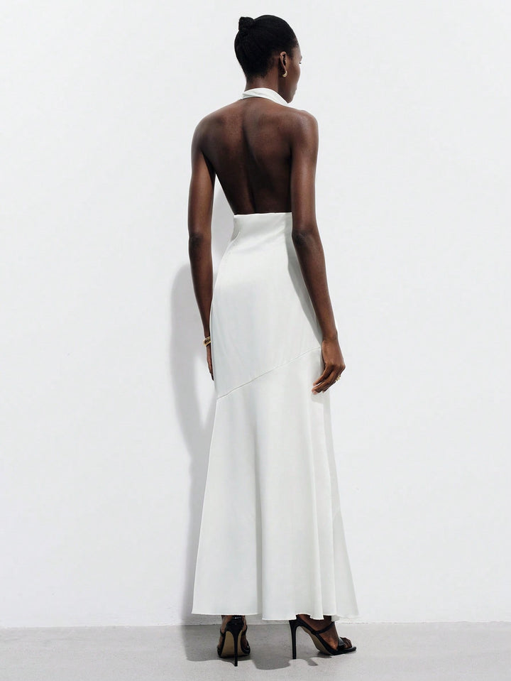 Rochie maxi SHEIN, alb