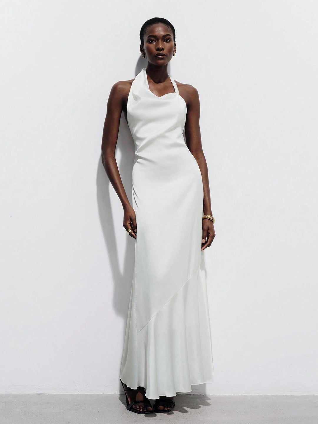 Rochie de ocazie SHEIN, alb