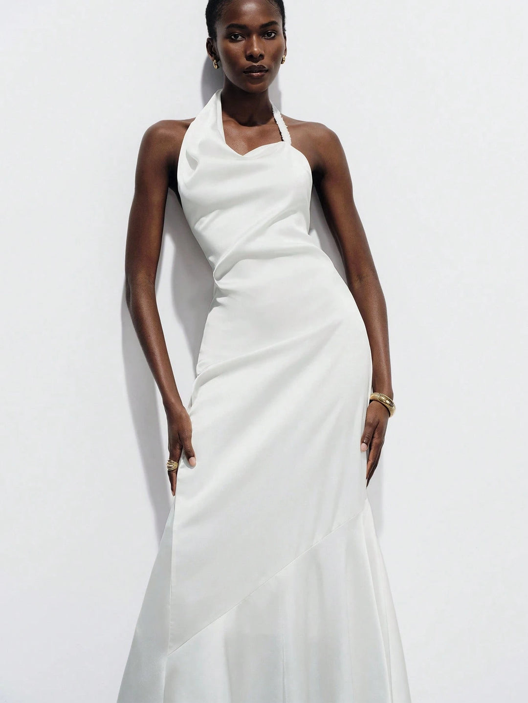 Rochie de ocazie SHEIN, alb