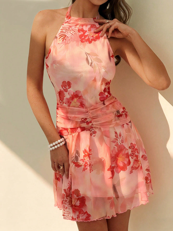 Rochie scurtă SHEIN, roz