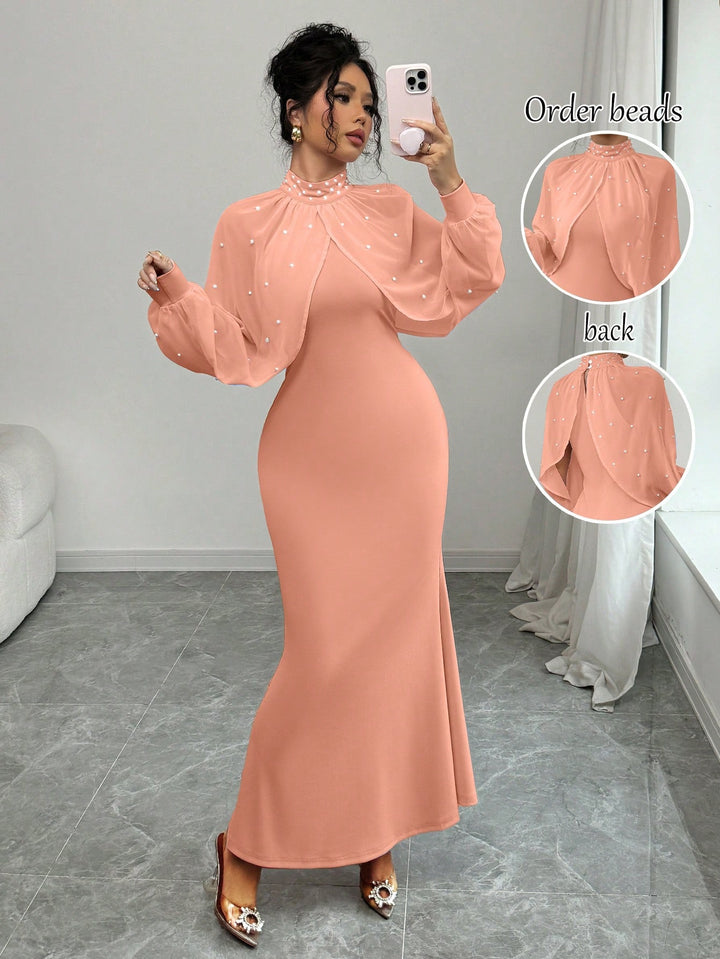 Rochie maxi SHEIN, portocaliu