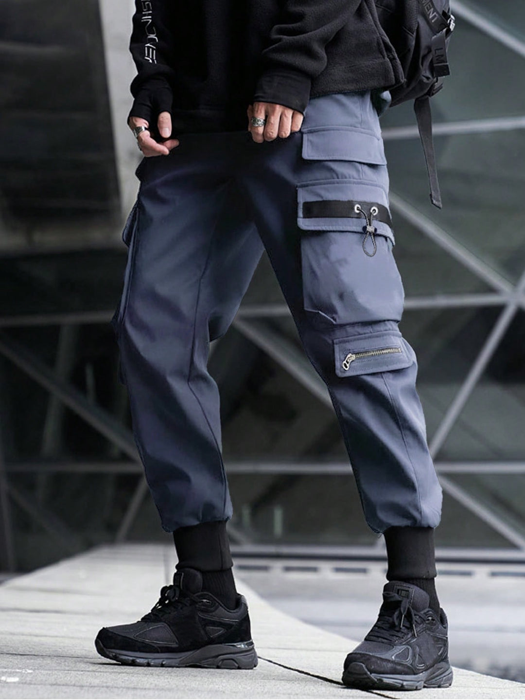 Pantalon SHEIN, albastru