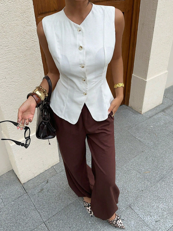 SHEIN szett, barna