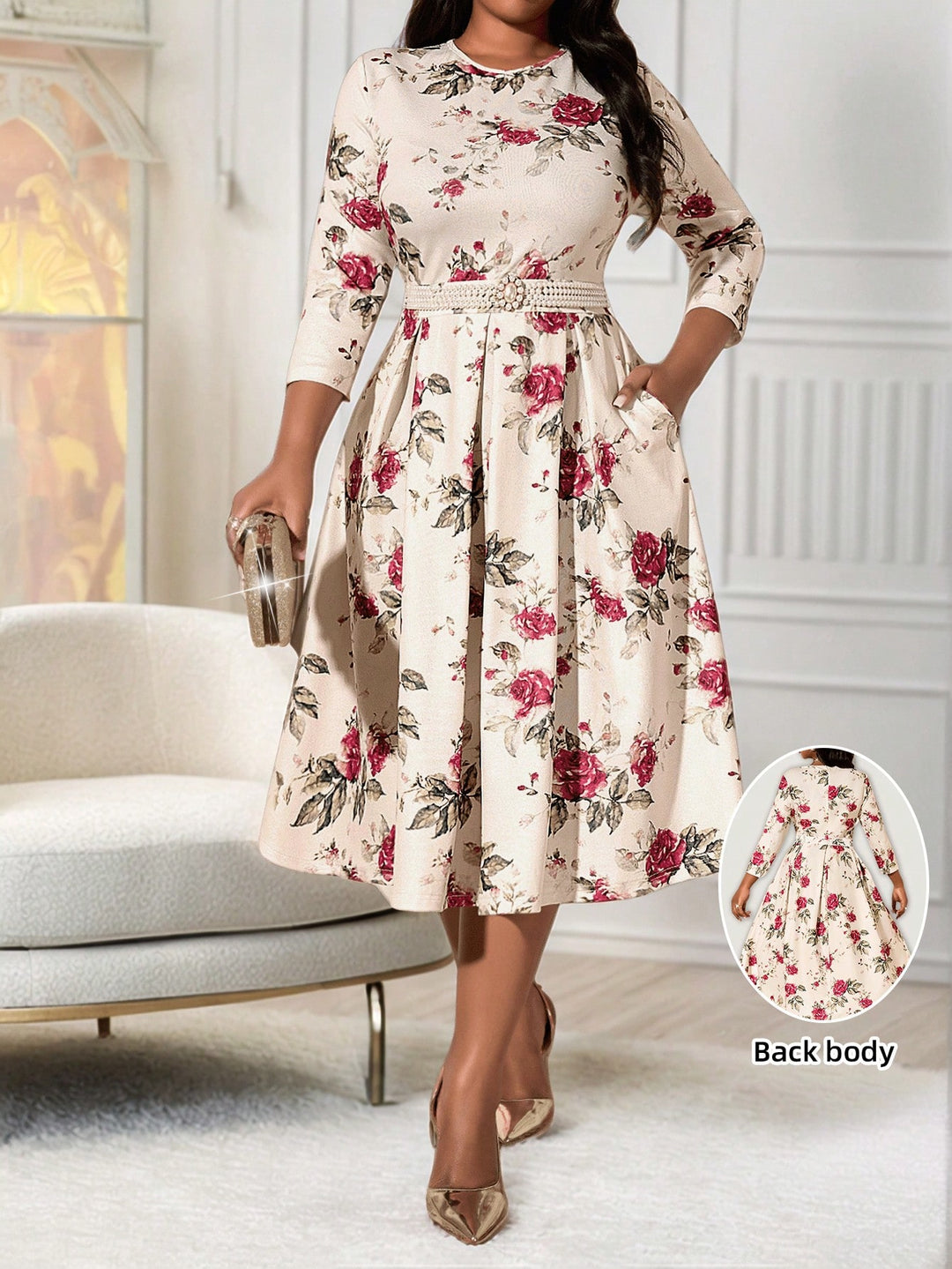 Rochie SHEIN, mix culori