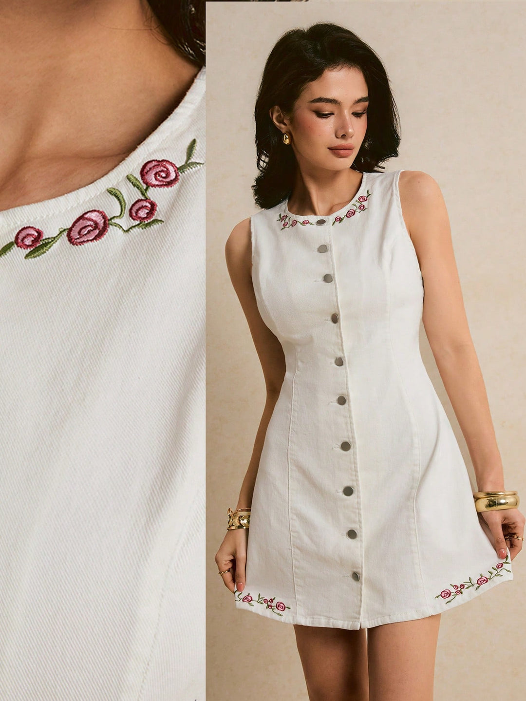 Rochie SHEIN, alb