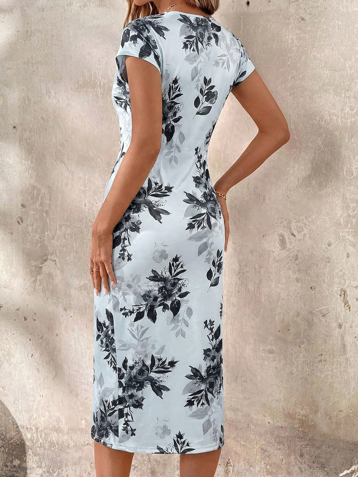 Rochie midi SHEIN, albastru