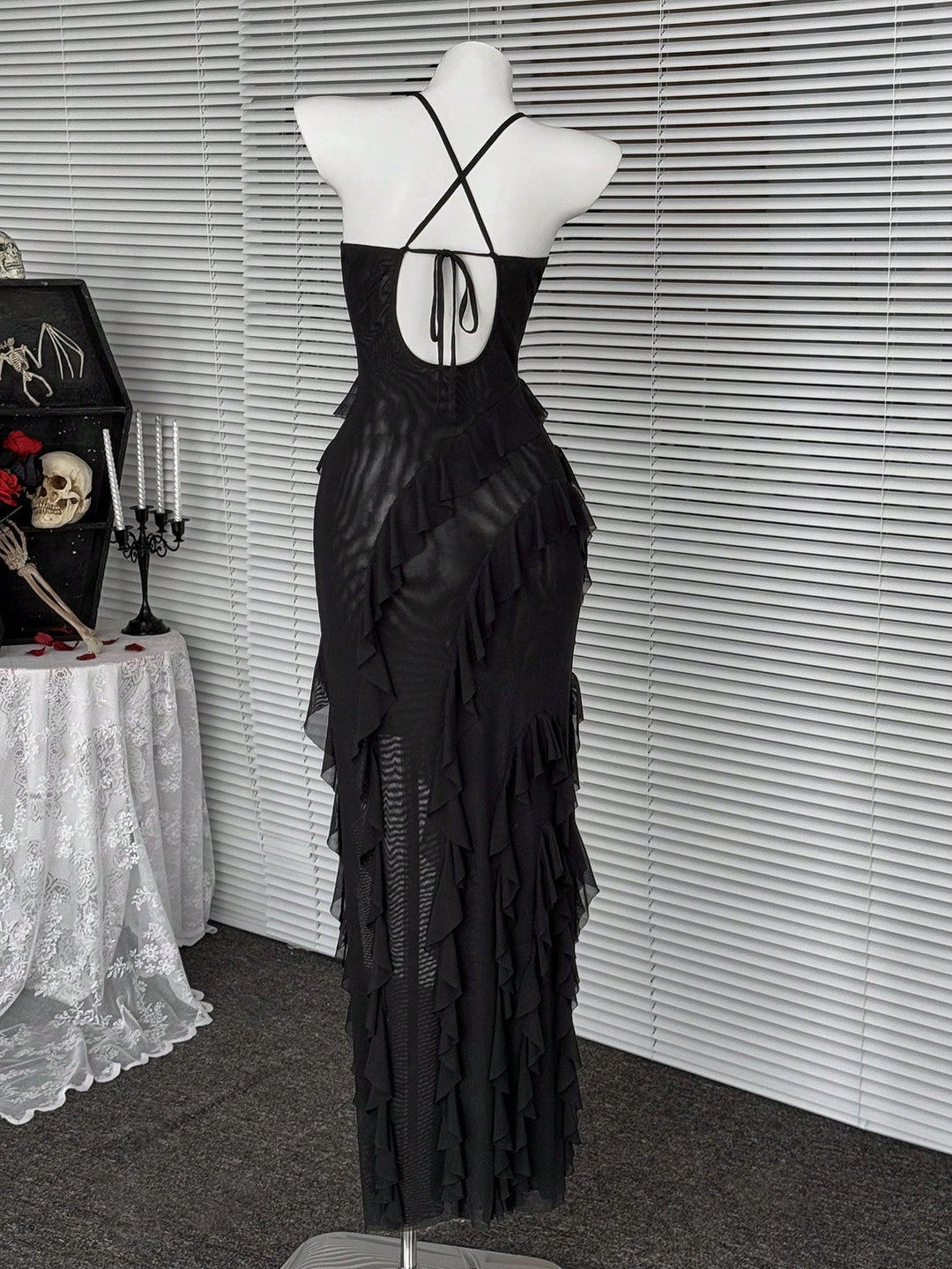 Rochie maxi SHEIN, negru