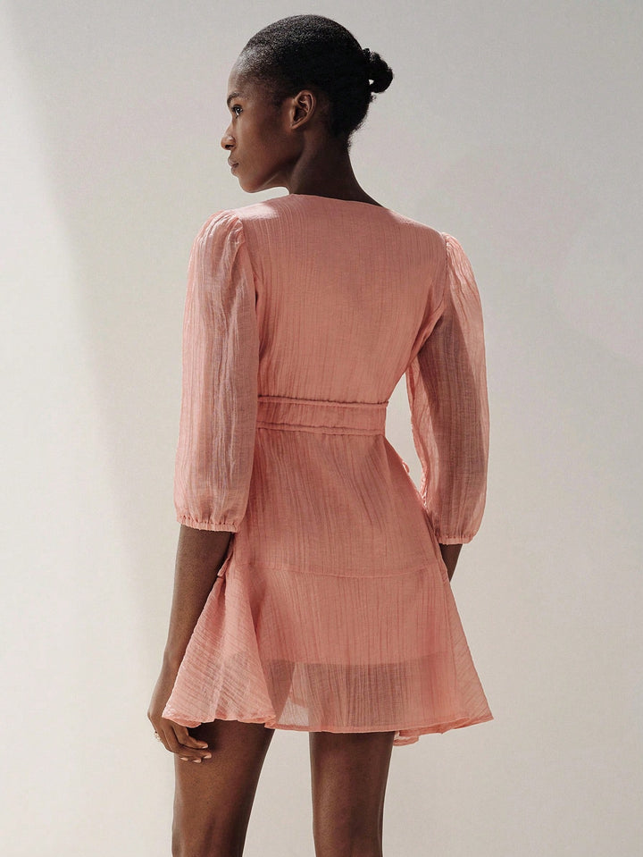 Rochie midi SHEIN, roz